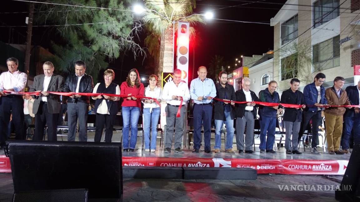 Inauguran obras del Paseo Morelos de Torreón