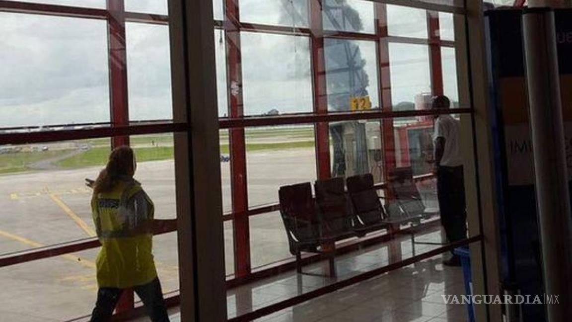 Avión con 104 pasajeros se estrella al despegar en La Habana