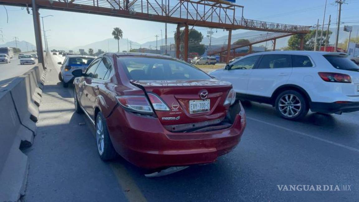 $!El automovilista dijo esquivar a otro auto que zigzagueaba.