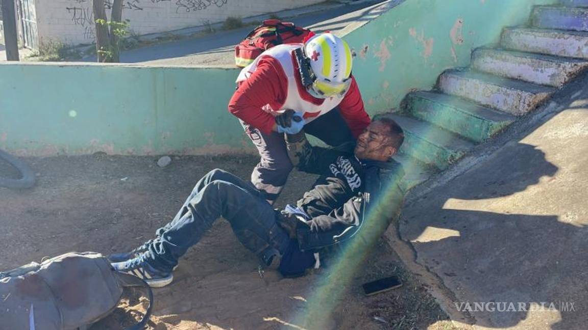 $!El hombre presentó traumatismo craneoencefálico y lesiones en el hombro.