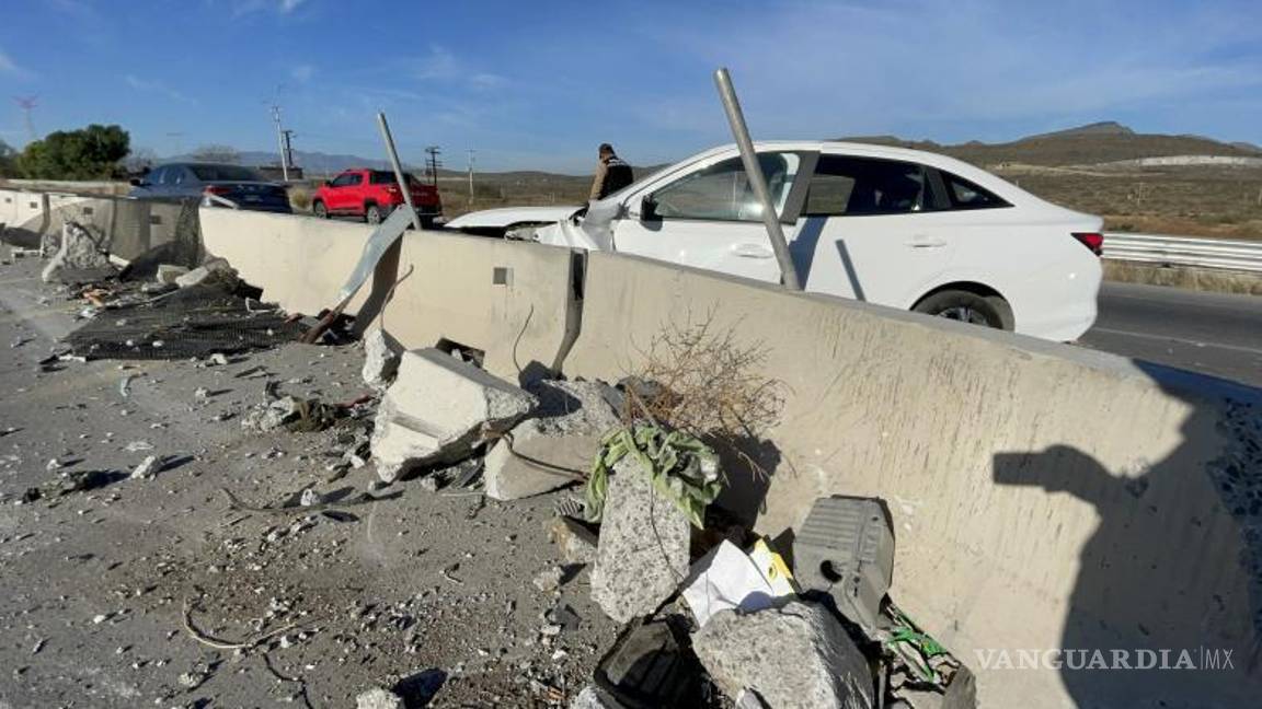 $!Elementos de la Guardia Nacional se encargaron de abanderar la zona para evitar más accidentes.