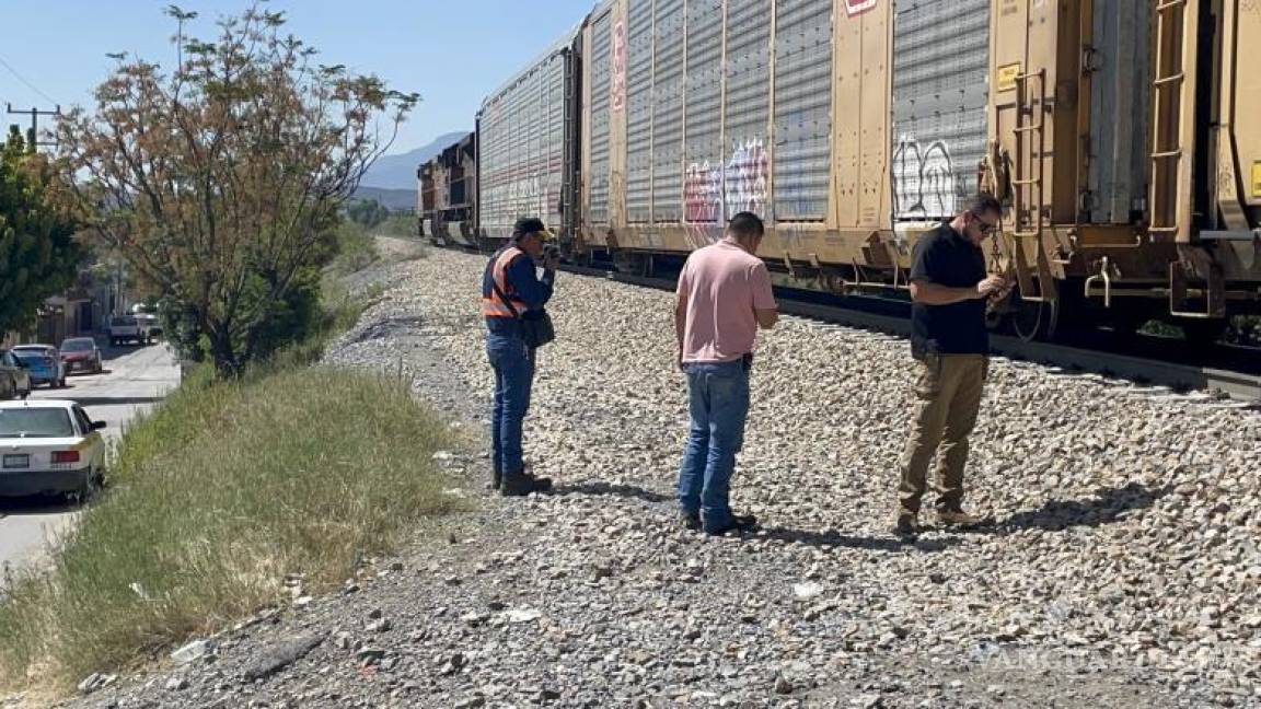 Mujer es atropellada por el tren y pierde el pie izquierdo al poniente de Saltillo