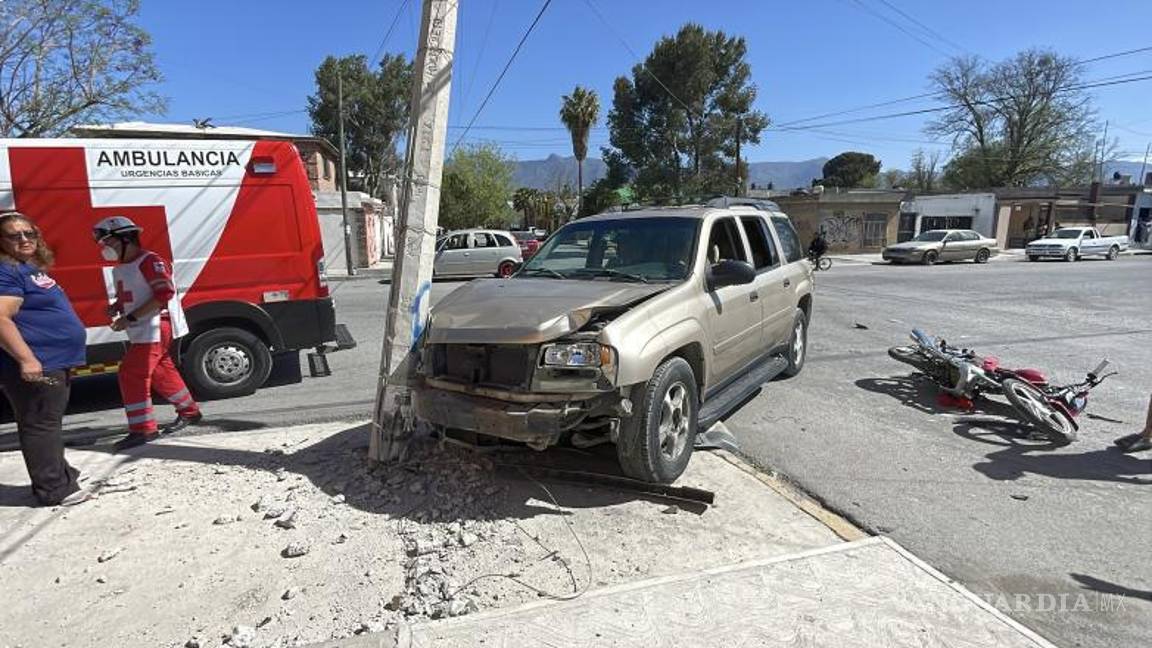 $!El accidente ocurrió en el cruce de Mariano Arista y Manuel Altamirano alrededor de las 14:30 horas.