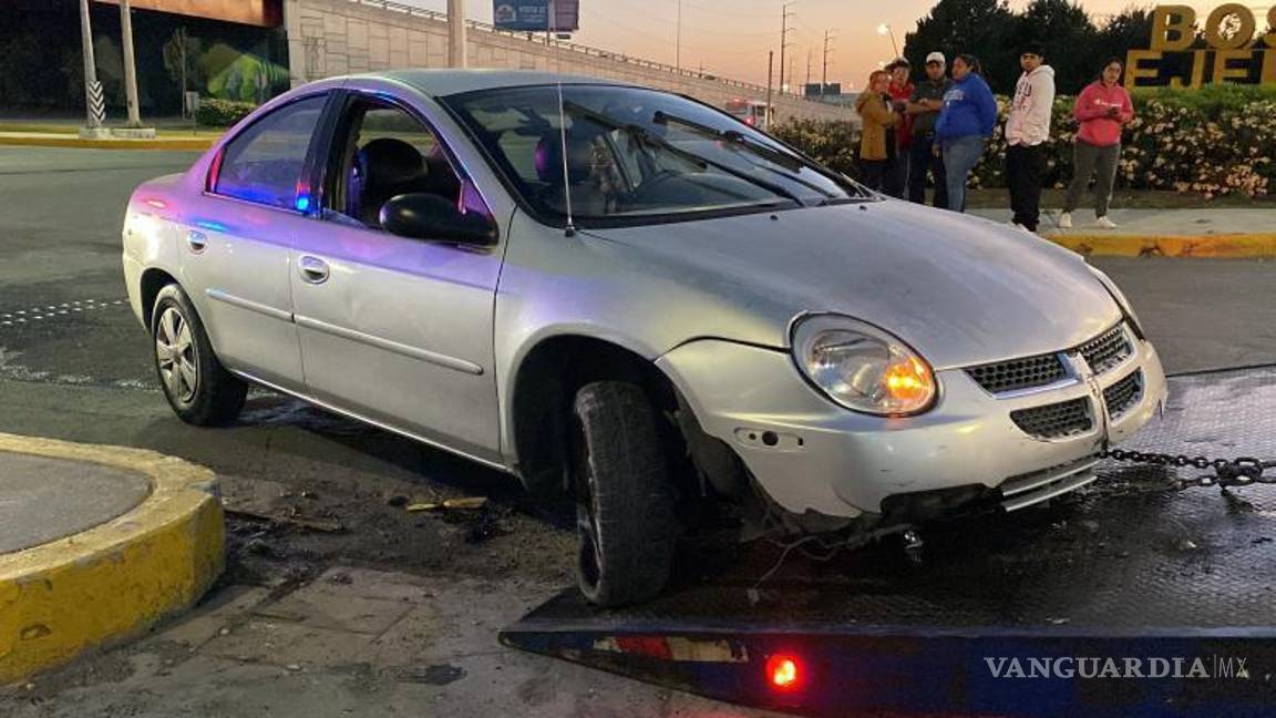 $!El auto fue llevado a un corralón de la ciudad.