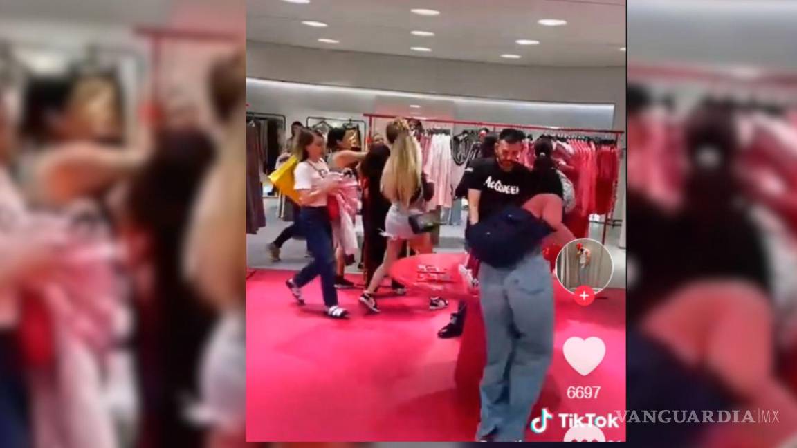 Mujeres arrasan con colección de Barbie de Zara en tienda de Guadalajara (videos)