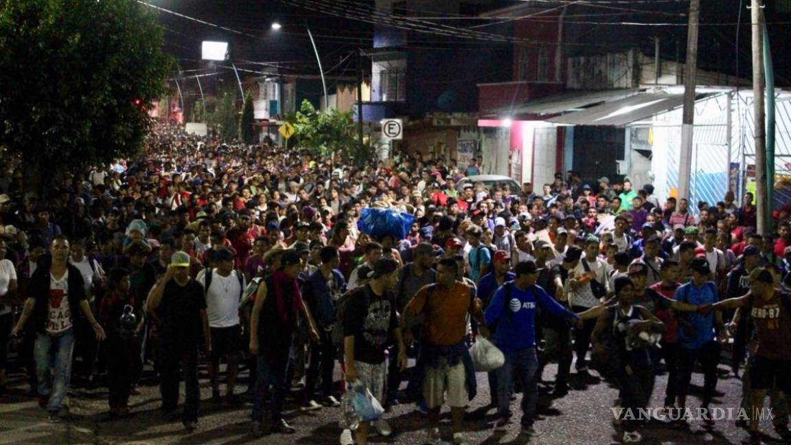 Caravana con más de 2,000 migrantes avanza rumbo a Huixtla, Chiapas