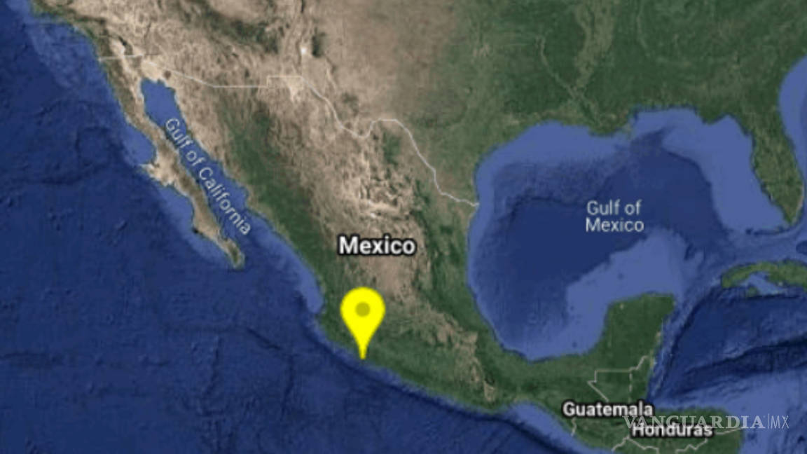 Sismo de magnitud 4.9 remece Michoacán, Colima y Jalisco