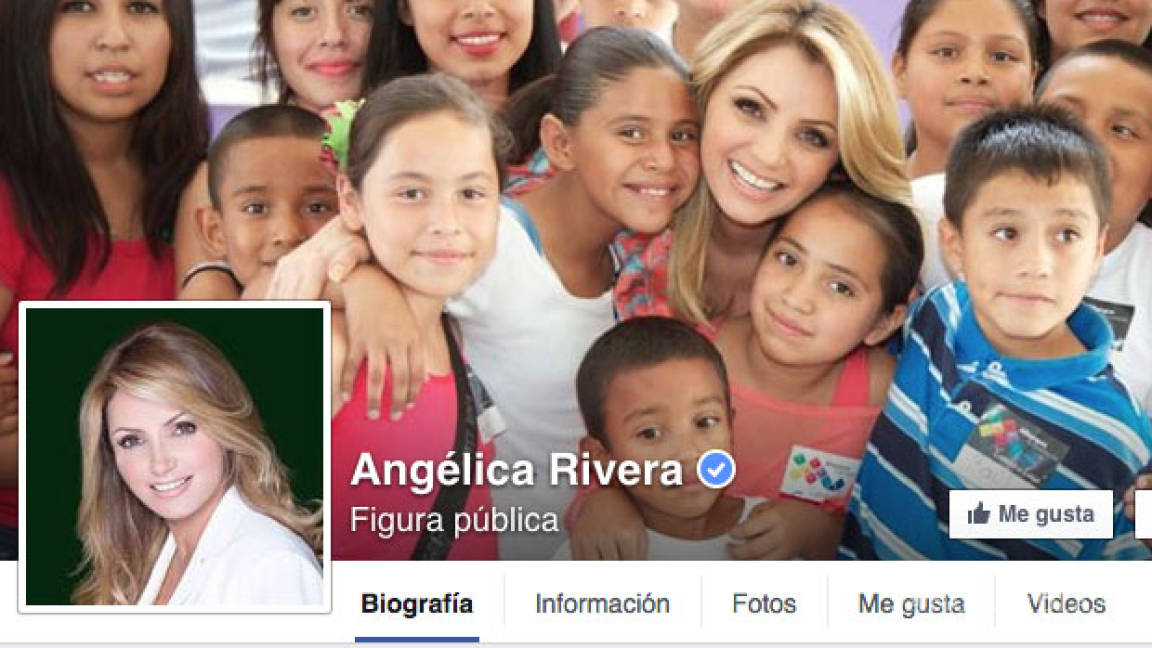 Angélica Rivera ya tiene cuenta verificada en Facebook
