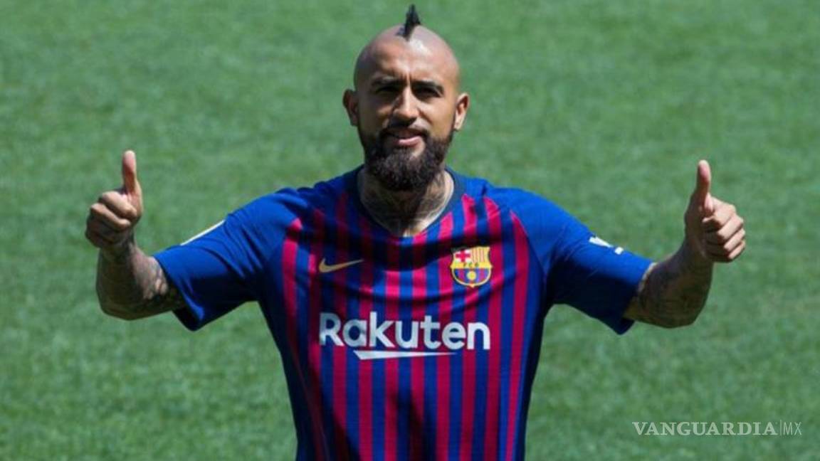 $!Vidal ya fue presentado en el Barcelona y llega a ganar la Champions