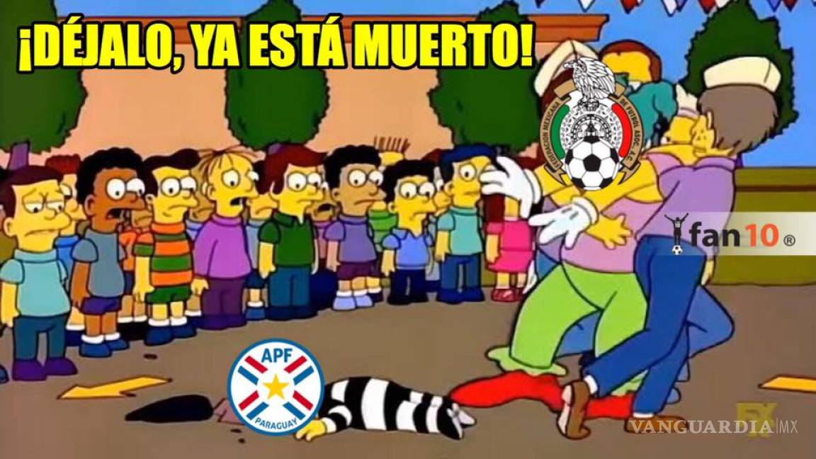 Los memes de la victoria de México a Paraguay