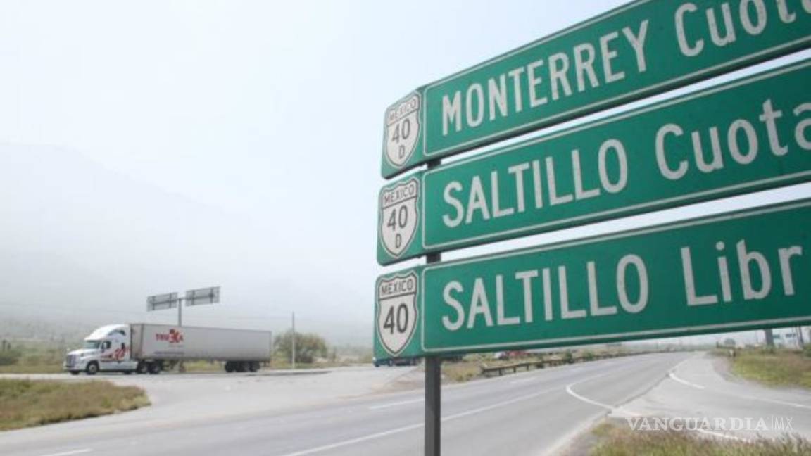 Abierta la carretera Saltillo-Monterrey libre y cuota; operan con normalidad en ambos sentidos