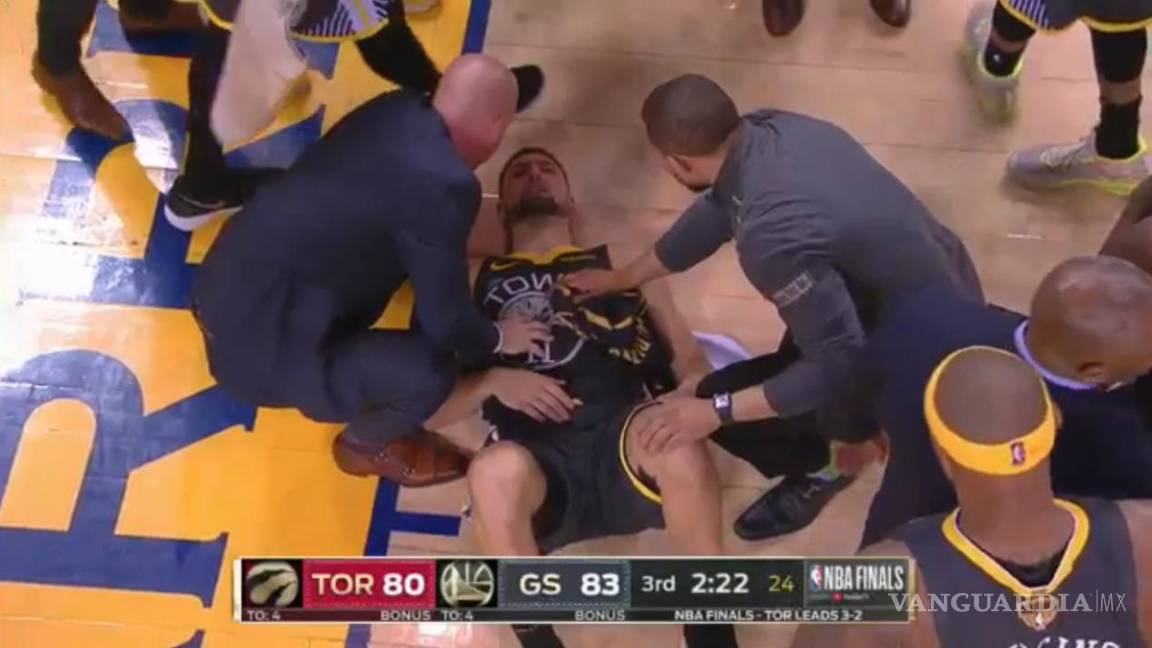La terrible lesión de Klay Thompson en las Finales de la NBA