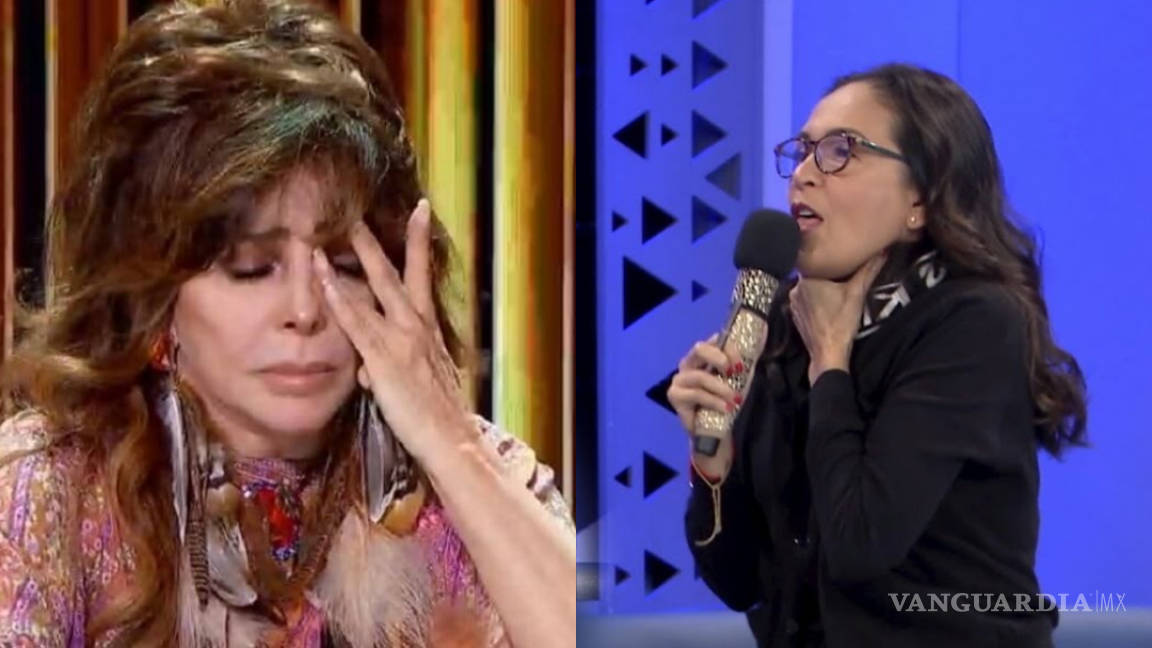 Montserrat le canta a Yolanda Andrade canción de Verónica Castro y ella la calla