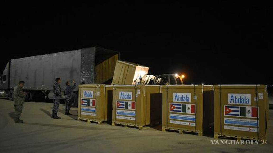 $!Llegan a México 2 millones 851 mil dosis de la vacuna cubana Abdala contra Covid-19