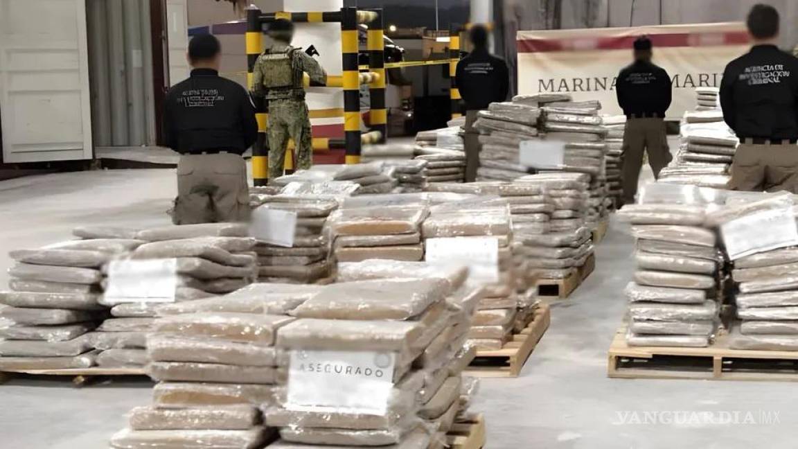 Descubren tres toneladas de mariguana en aduana de Veracruz; cargamento iba a República Dominicana