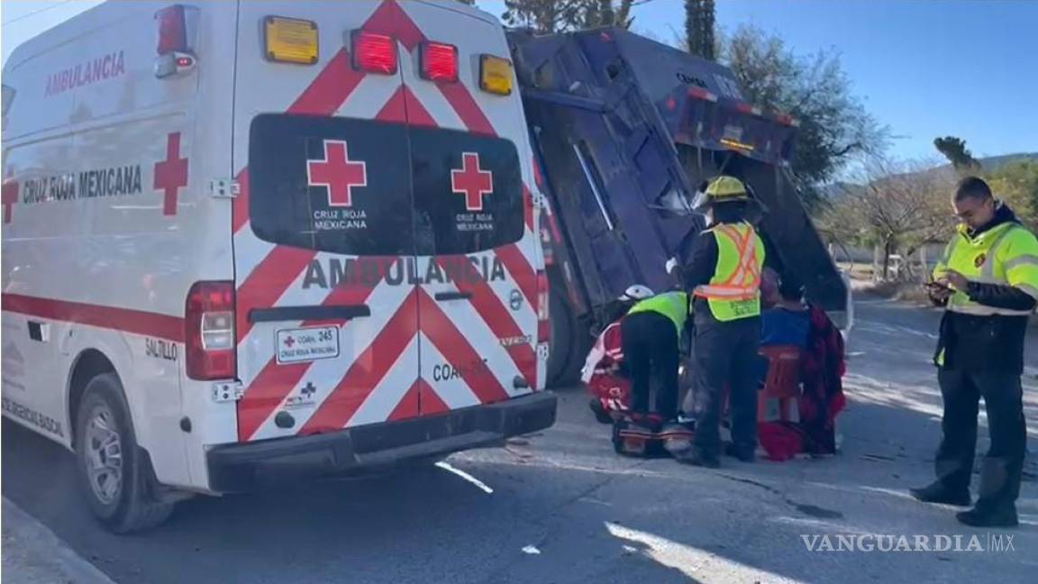 Saltillo: Recolector de basura pierde una pierna por culpa de un borracho