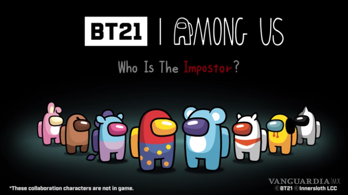 ‘Among Us’ y BTS se unen; estrenarán colaboración con sus personajes de BT21