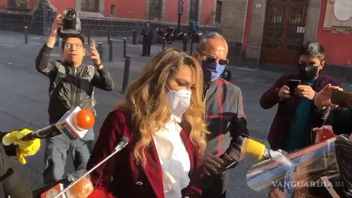 $!Ninel Conde busca ayuda de AMLO para ver a su hijo; acude a Palacio Nacional