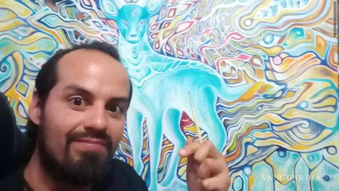 $!A través de sus pinturas, David refleja la belleza que hay en su corazón.