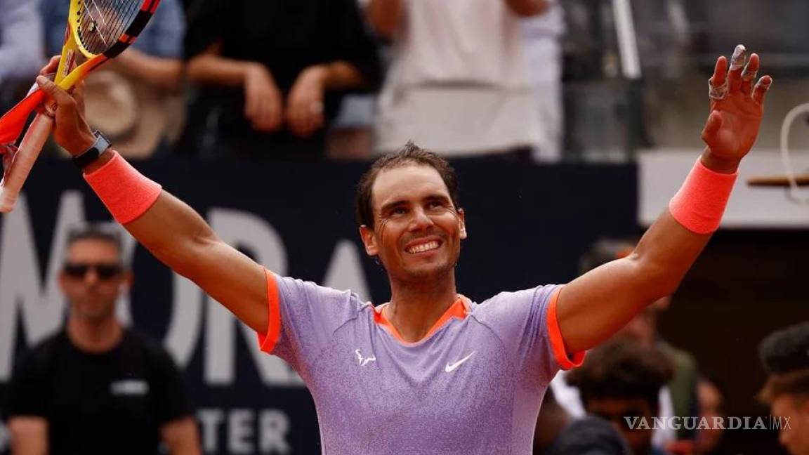 Tras una destacada actuación, Rafael Nadal supera la primera ronda del Masters de Roma