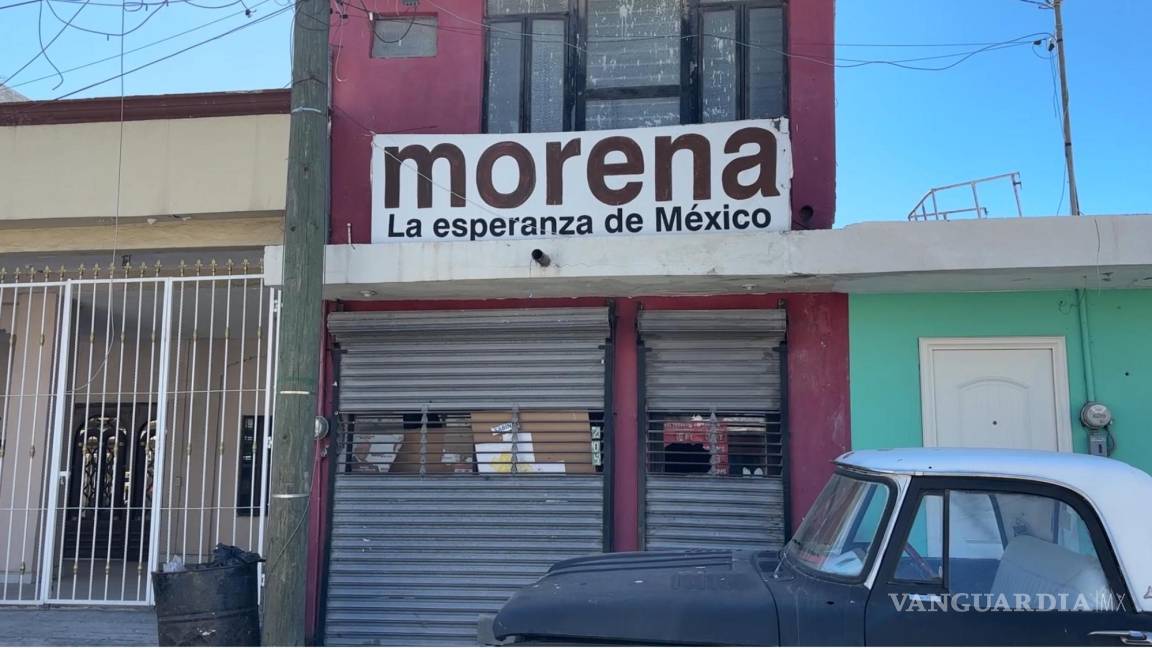 Atacan Comité Municipal de Morena en Monclova, horas después de vandalizar al PAN