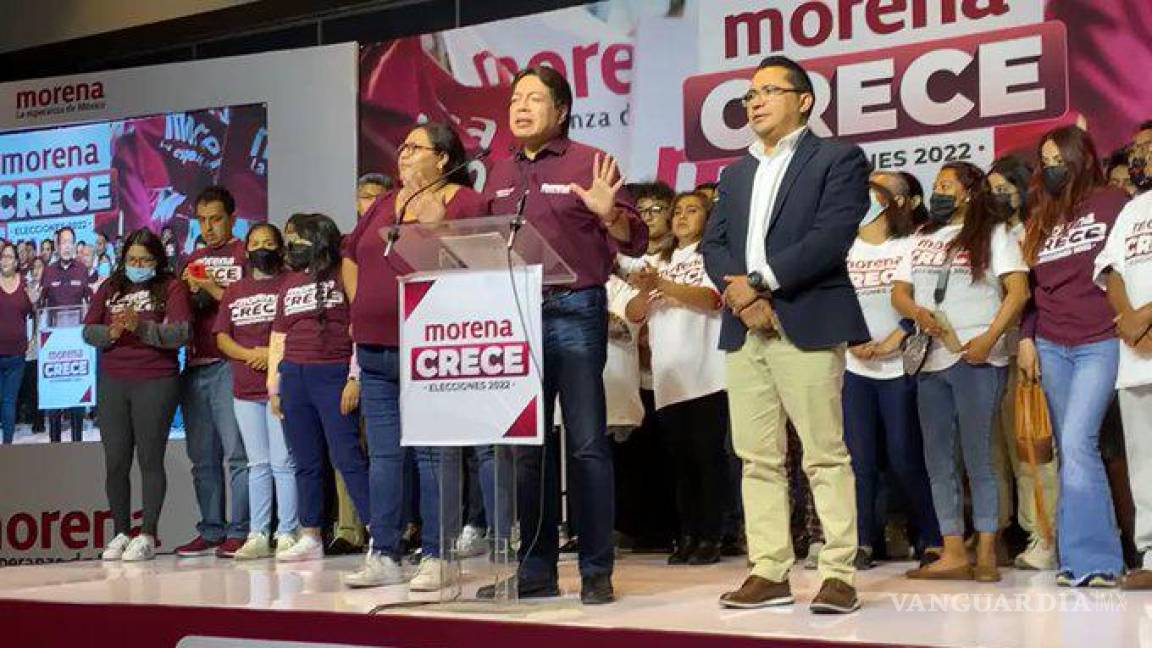 Morena afirma que tiene cinco triunfos, y esperan información de Aguascalientes