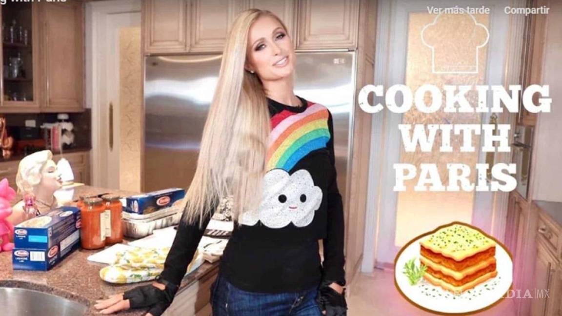 Paris Hilton se estrena como chef en YouTube con &quot;Cooking with Paris&quot;