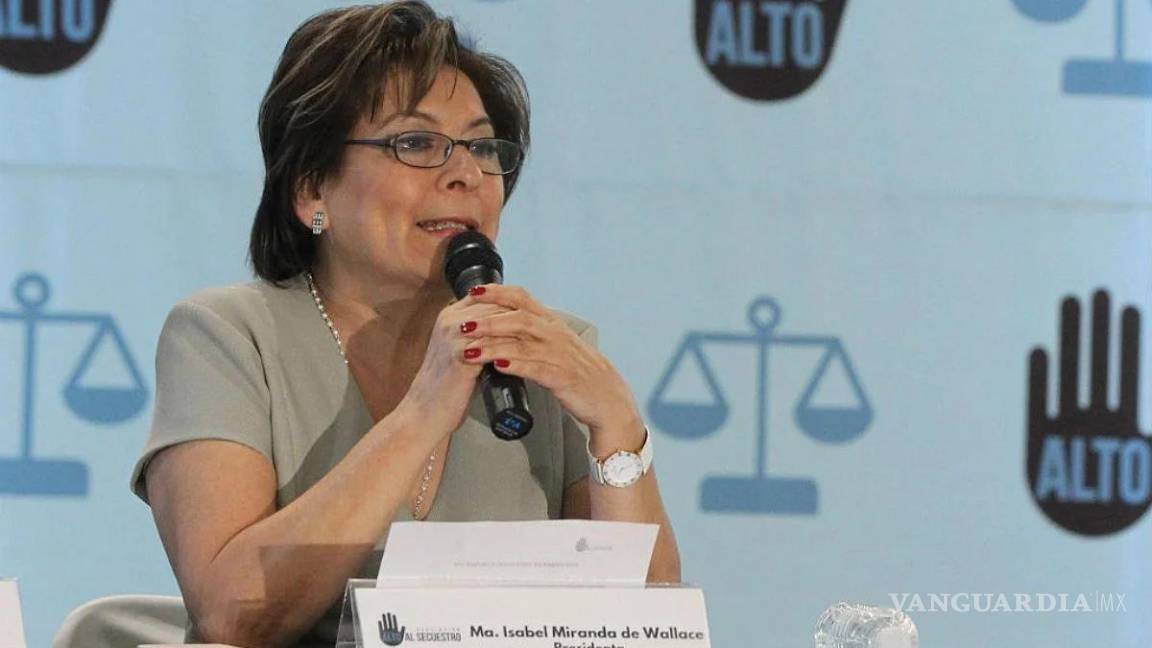 Con AMLO, hay 38.4% menos secuestros que con Peña Nieto: Isabel Miranda de Wallace