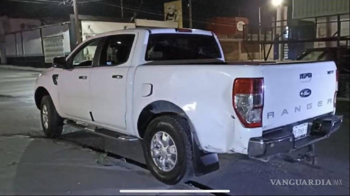 $!La Ranger solo rasguños tuvo tras el percance.