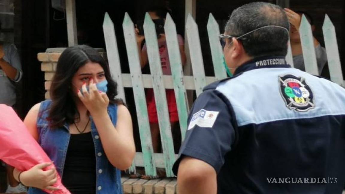 Paramédico de Nuevo Laredo, Tamaulipas baila vals “de lejos” con su hija de 15 años (video)