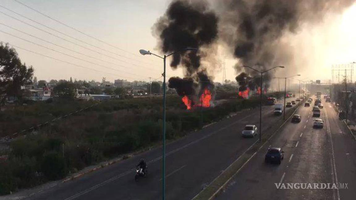 Se incendian ductos de Pemex en Ecatepec, no se reportan heridos