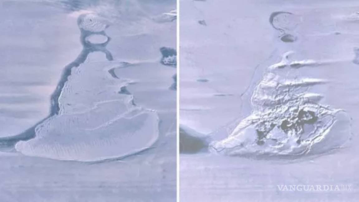 Enorme lago antártico desaparece en 3 días