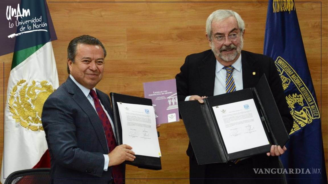 César Camacho firma acuerdo con la UNAM para que diputados realicen Doctorado en Derecho