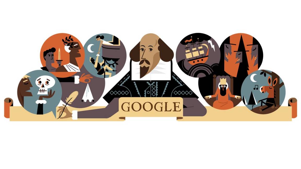 Google recuerda a Shakespeare a 400 años de su muerte