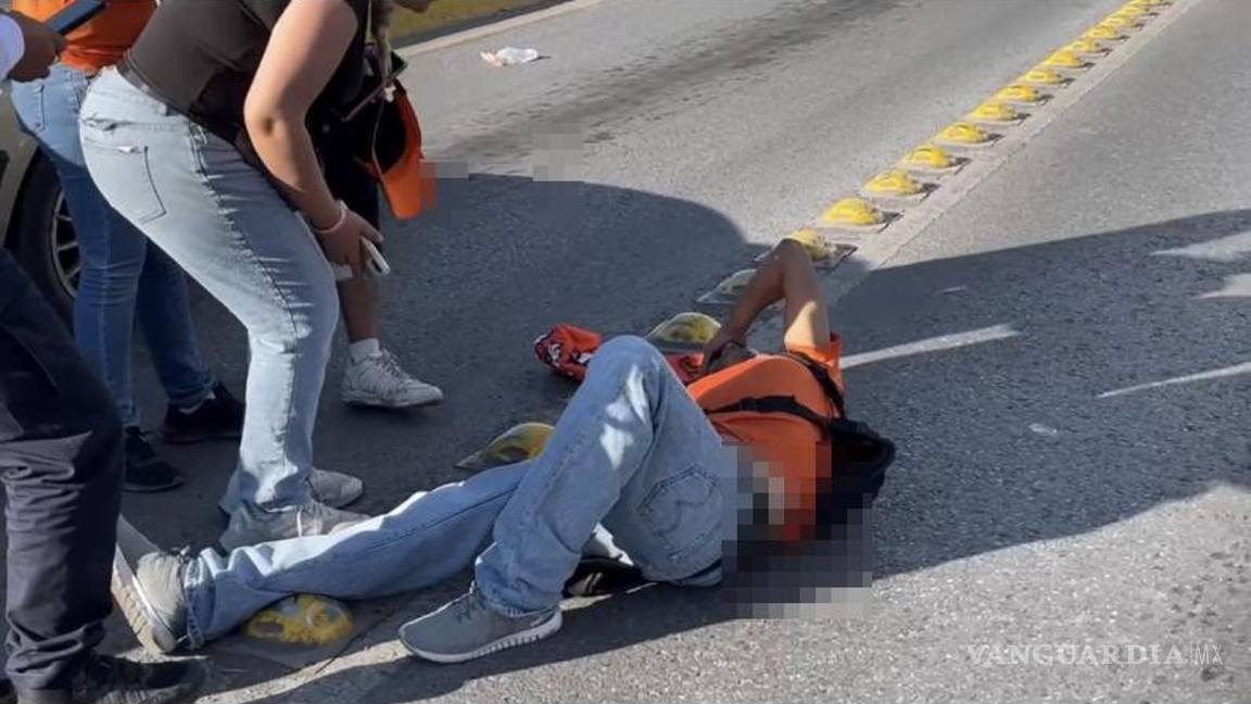 $!El incidente generó alarma entre transeúntes y movilizó a equipos de emergencia en Saltillo.