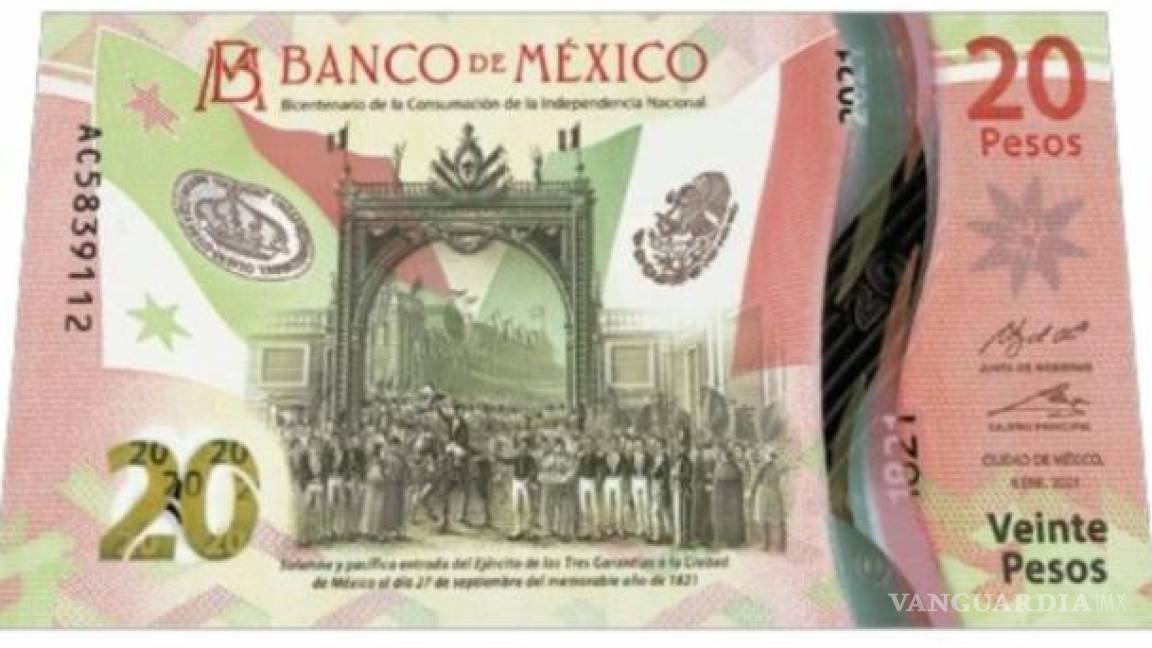 Conoce el nuevo billete de 20 pesos: un homenaje a la Independencia de México