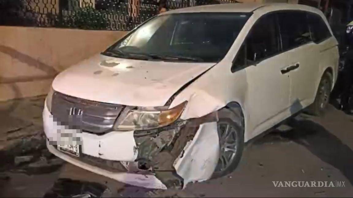 $!La camioneta Honda fue proyectada contra un vehículo Buick tras el primer impacto.