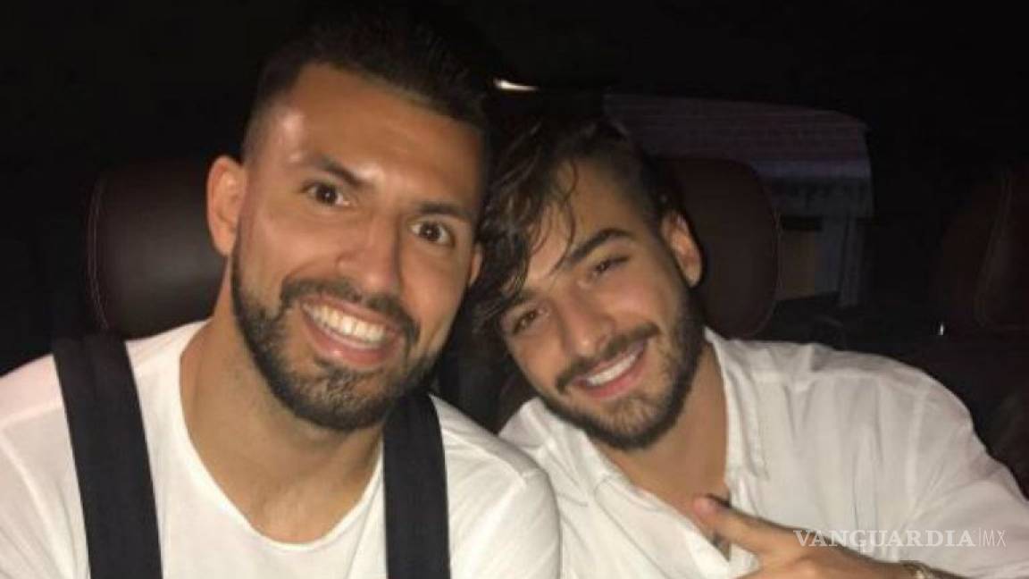 Argentinos agradecen a Maluma por lesión del Kun Agüero