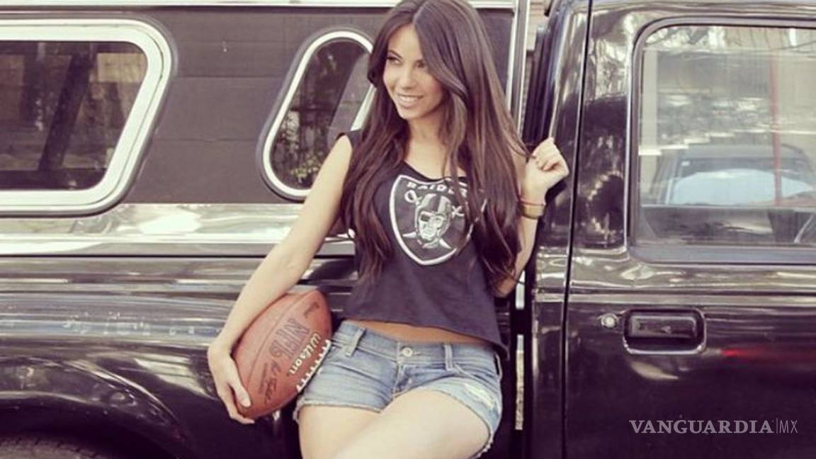 $!Jimena Sánchez, la fanática más sexy de los Raiders de Oakland