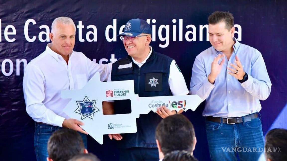 Entrega Alcalde caseta de vigilancia en la Ciudad Industrial de Torreón