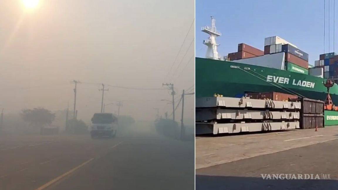 Derrame químico en puerto de Manzanillo afecta a 800 personas; nube tóxica cubre municipio