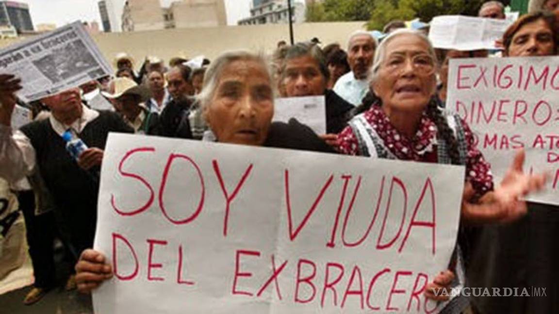 Reclaman exbraceros pago de liquidación al Gobierno de Coahuila