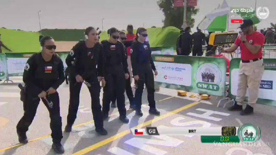 Equipo SWAT femenino se viraliza por accidentada actuación en competencia internacional