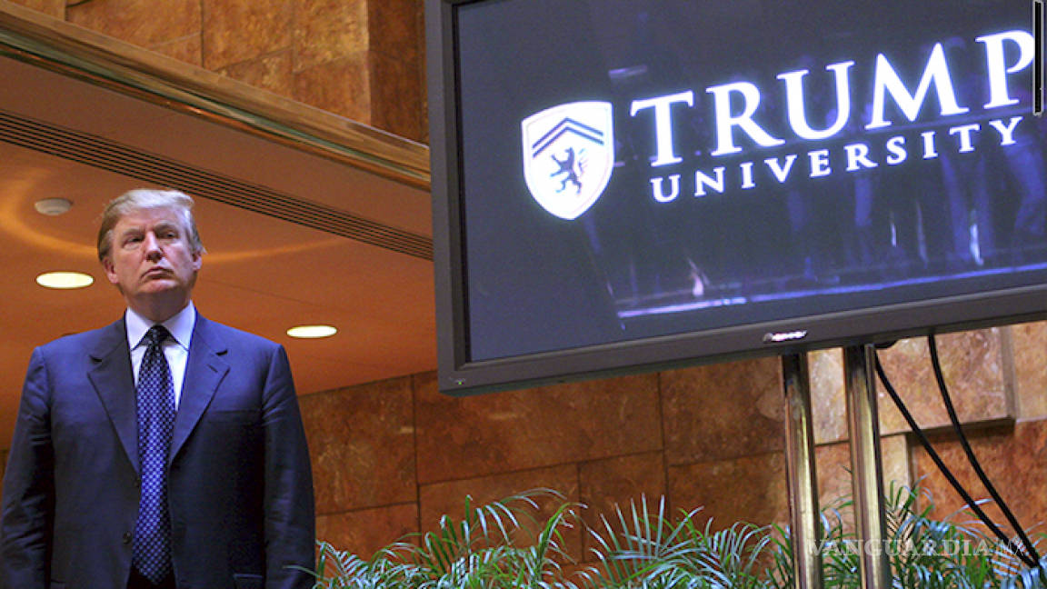 Trump pagará 25 mdd para cerrar caso de fraude contra su universidad
