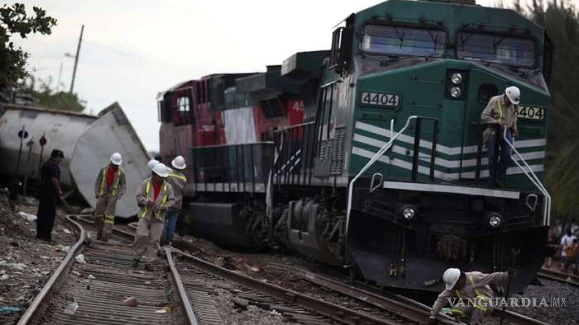 Descarrila tren en Veracruz