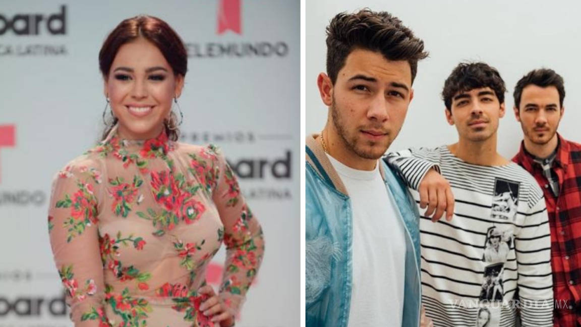Danna Paola se reencuentra con los Jonas Brothers 10 años después