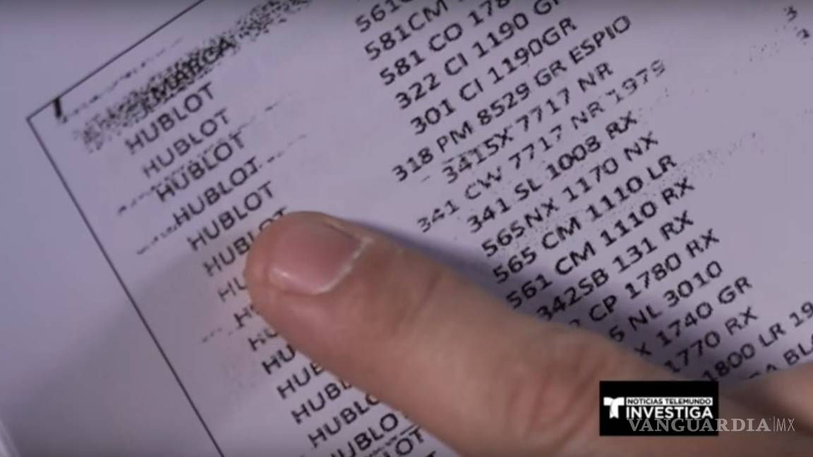 $!El coahuilense 'Mono' Muñoz habría lavado dinero con joyas y relojes de lujo en España: investigación de Telemundo