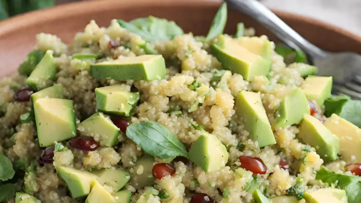 $!Ensalada de quinoa y aguacate.