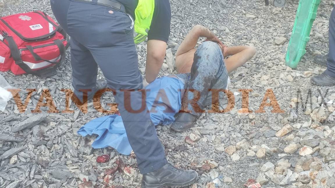 Migrante hondureño pierde una pierna al ser arrollado por el tren en Saltillo