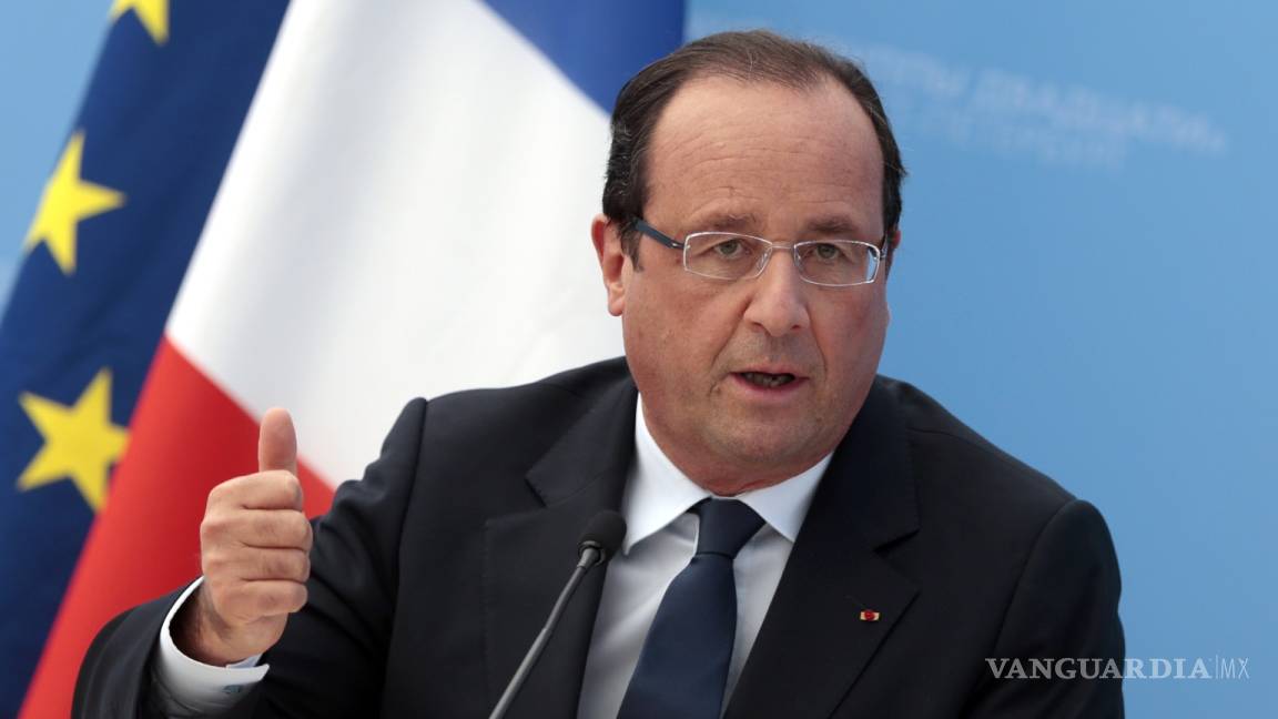 Hollande ironiza sobre el muro de Trump